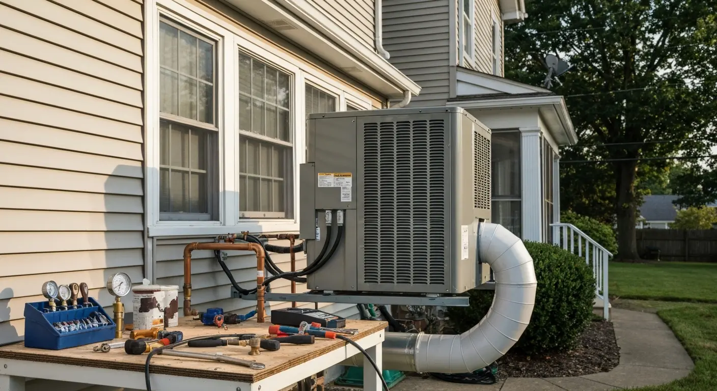 Air conditioning system repair