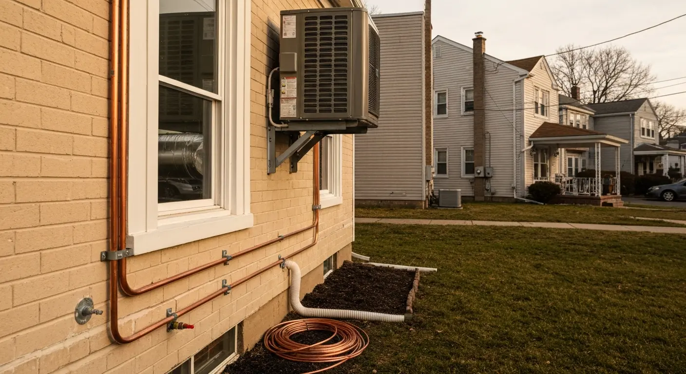 Heat pump installation project