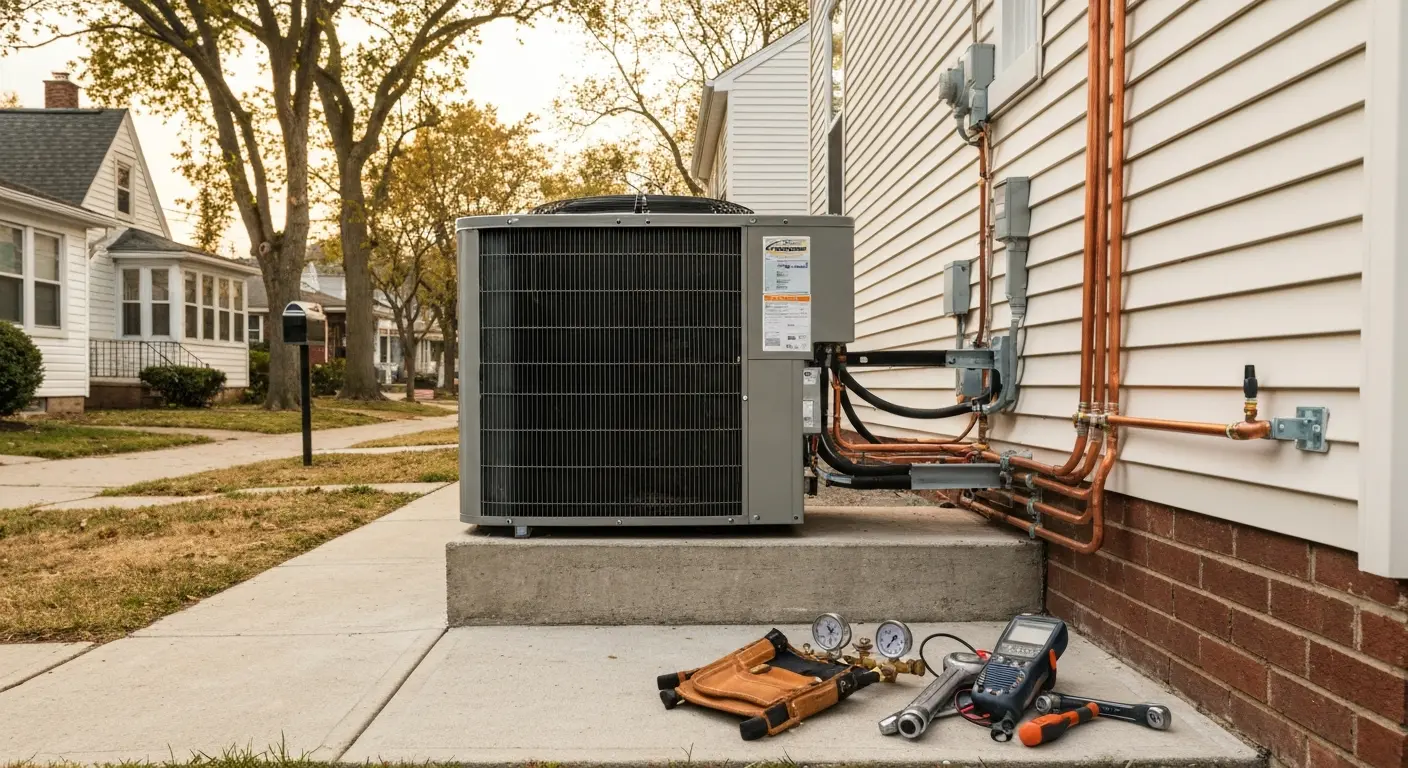 Central air conditioning installation in Staten Island