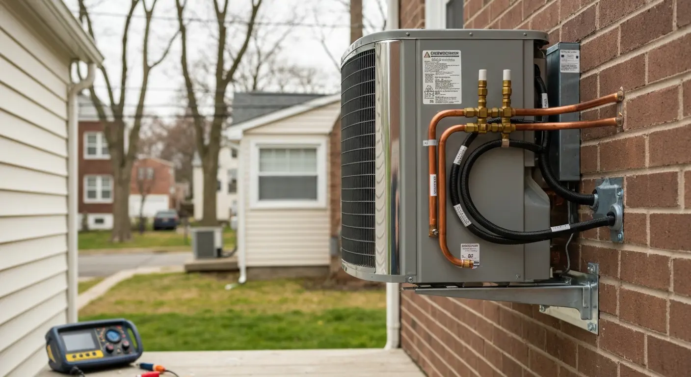 Central air conditioning unit repair