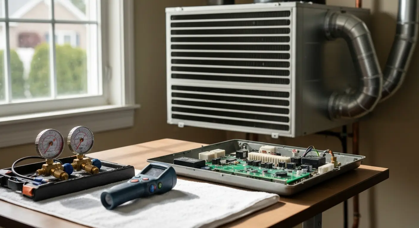 Air conditioning repair service in Linden