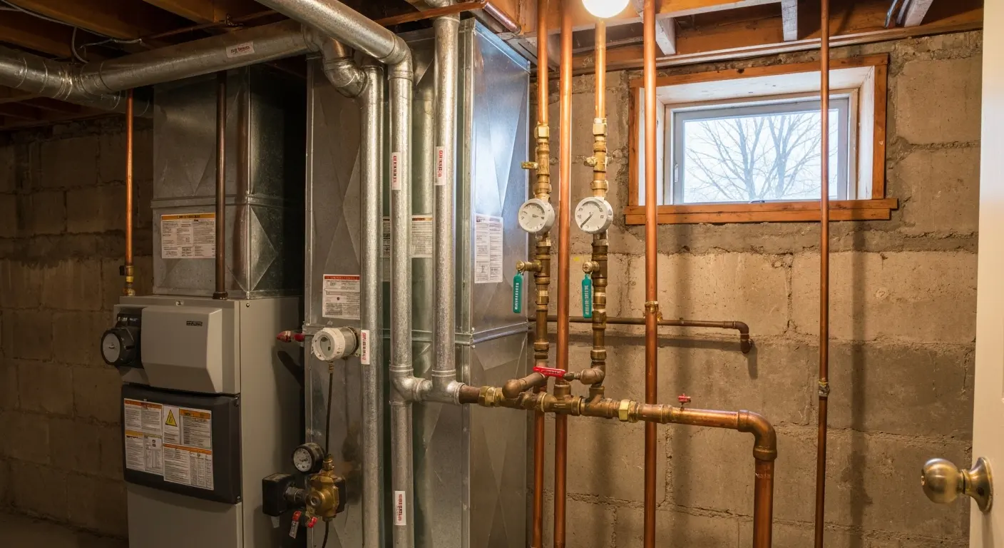 Heating system installation