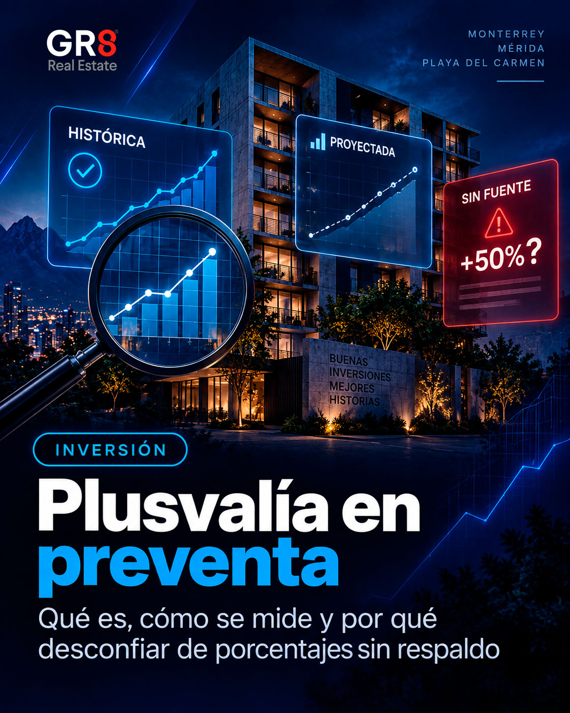 Plusvalía en preventa: qué es, cómo se mide y por qué desconfiar de porcentajes sin respaldo