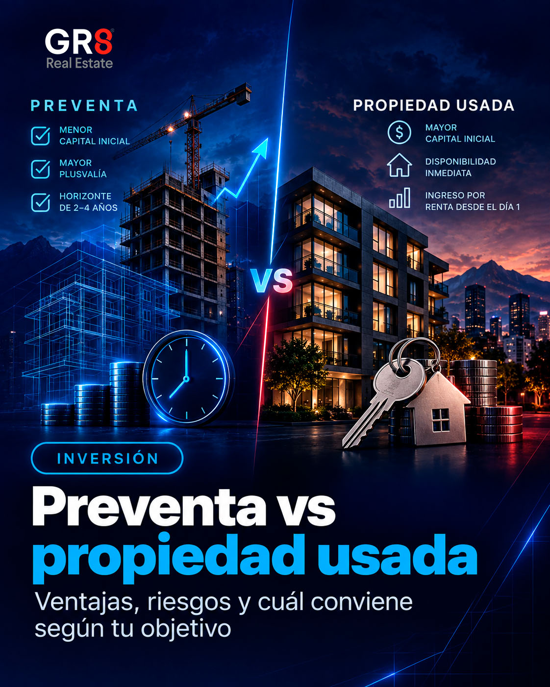 Preventa vs. usado: ventajas, riesgos y cuál conviene según tu objetivo