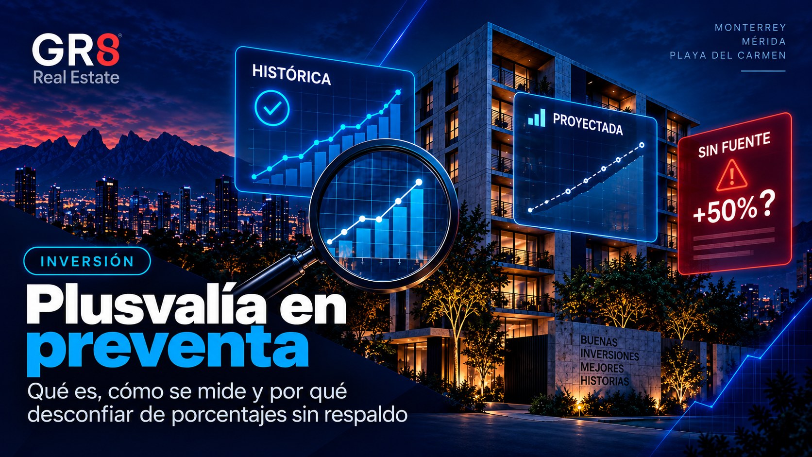 Plusvalía en preventa: qué es, cómo se mide y por qué desconfiar de porcentajes sin respaldo