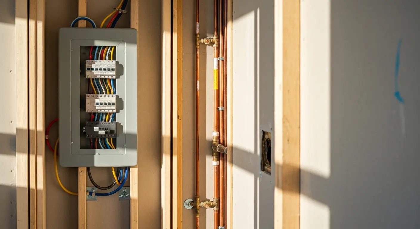 Electrical and plumbing systems upgrade
