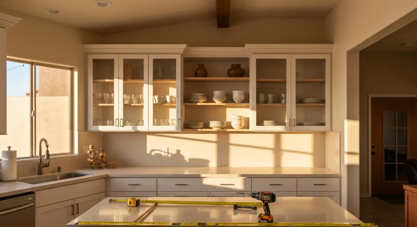 Custom cabinetry installation