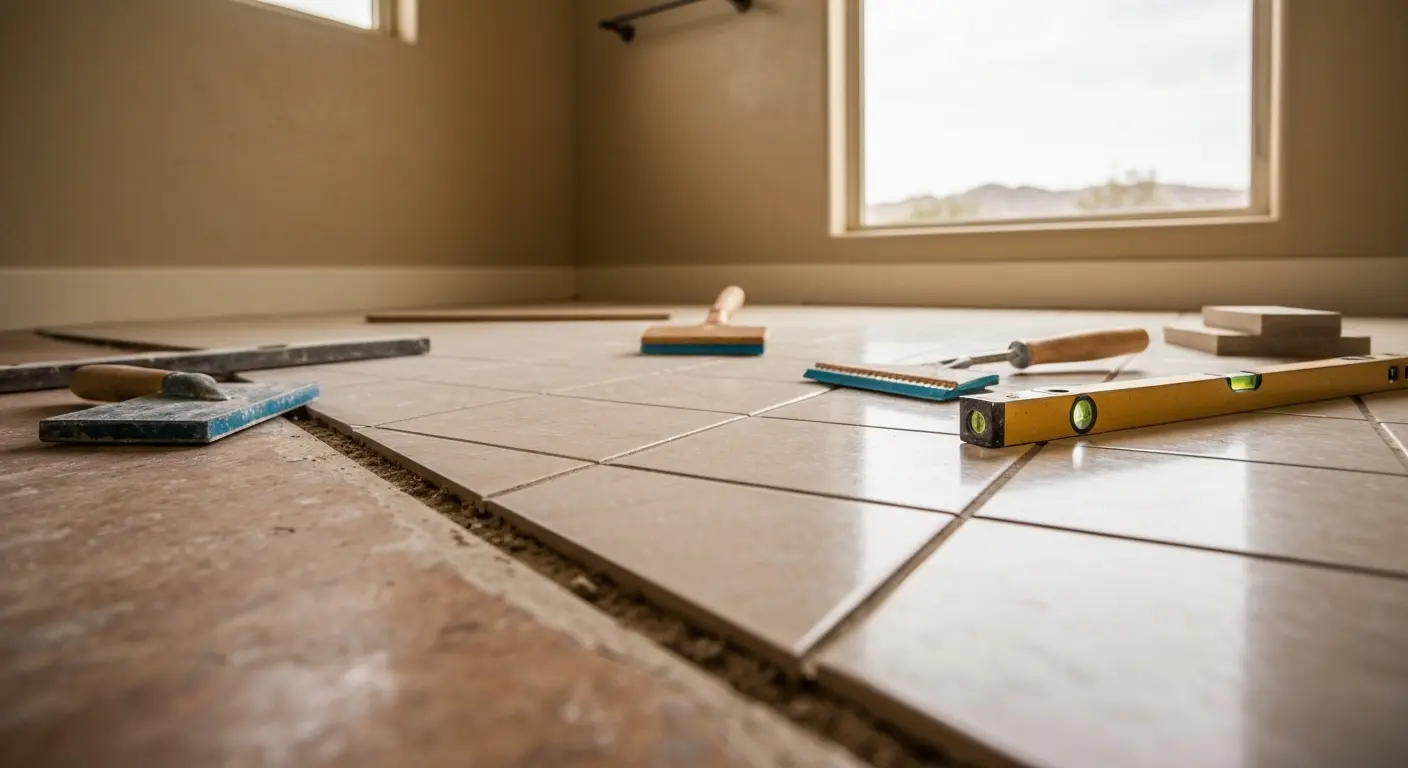 Flooring repair and replacement work
