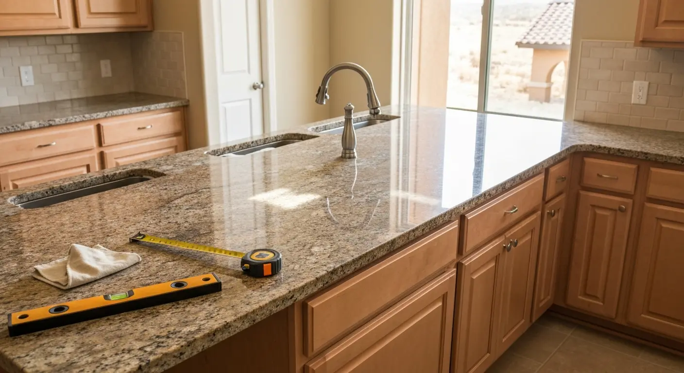 Granite and quartz countertop installation