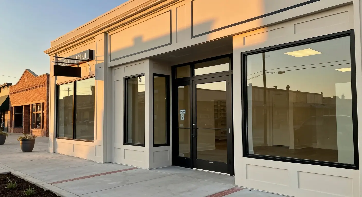 Commercial storefront remodel