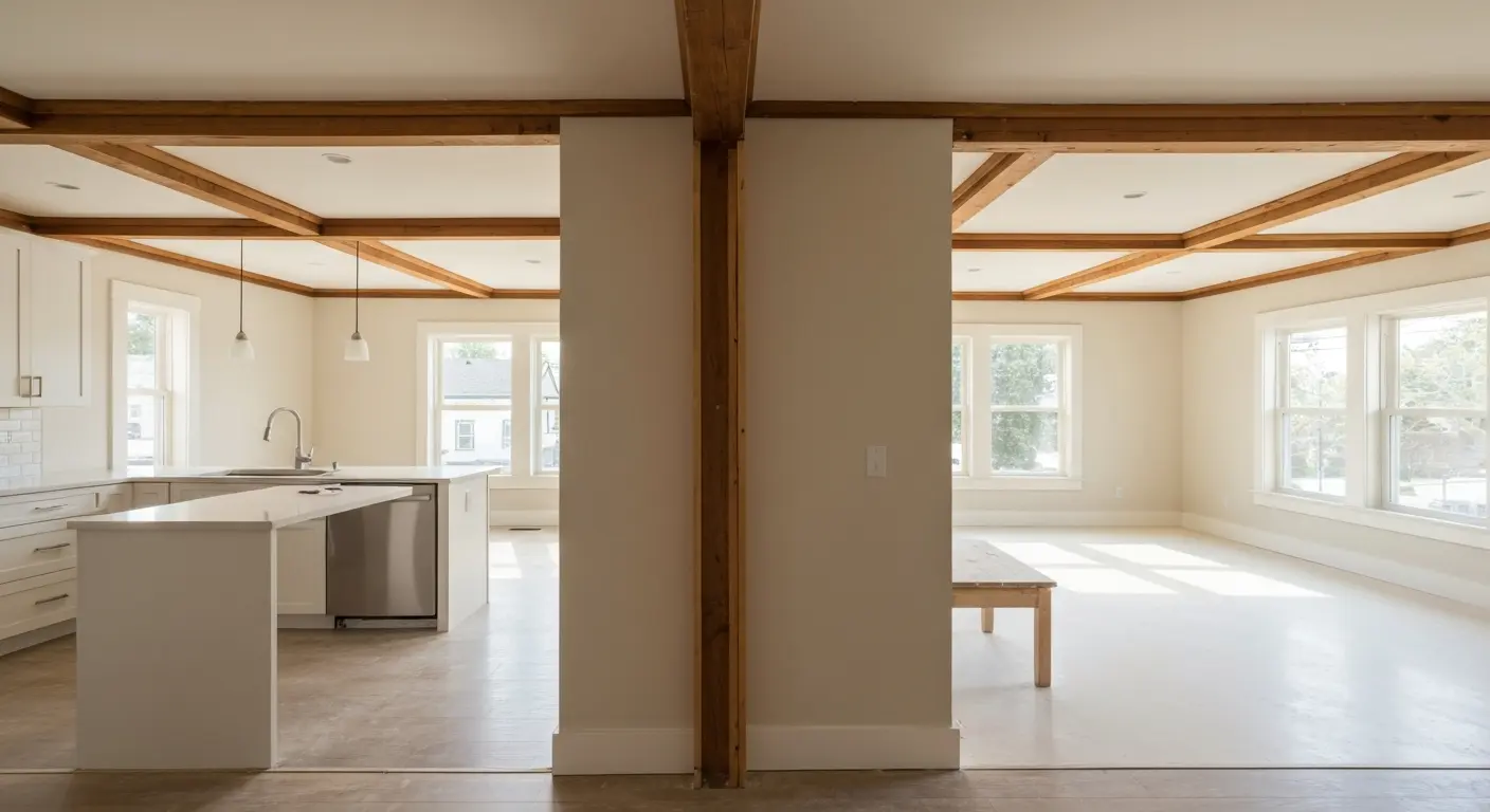 Open-concept remodel