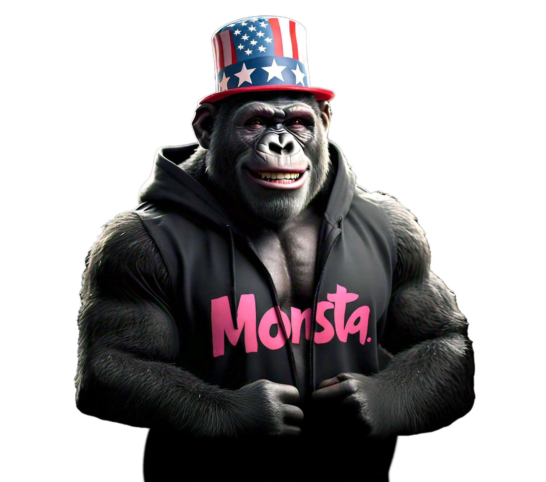 Monsta gorilla mascot
