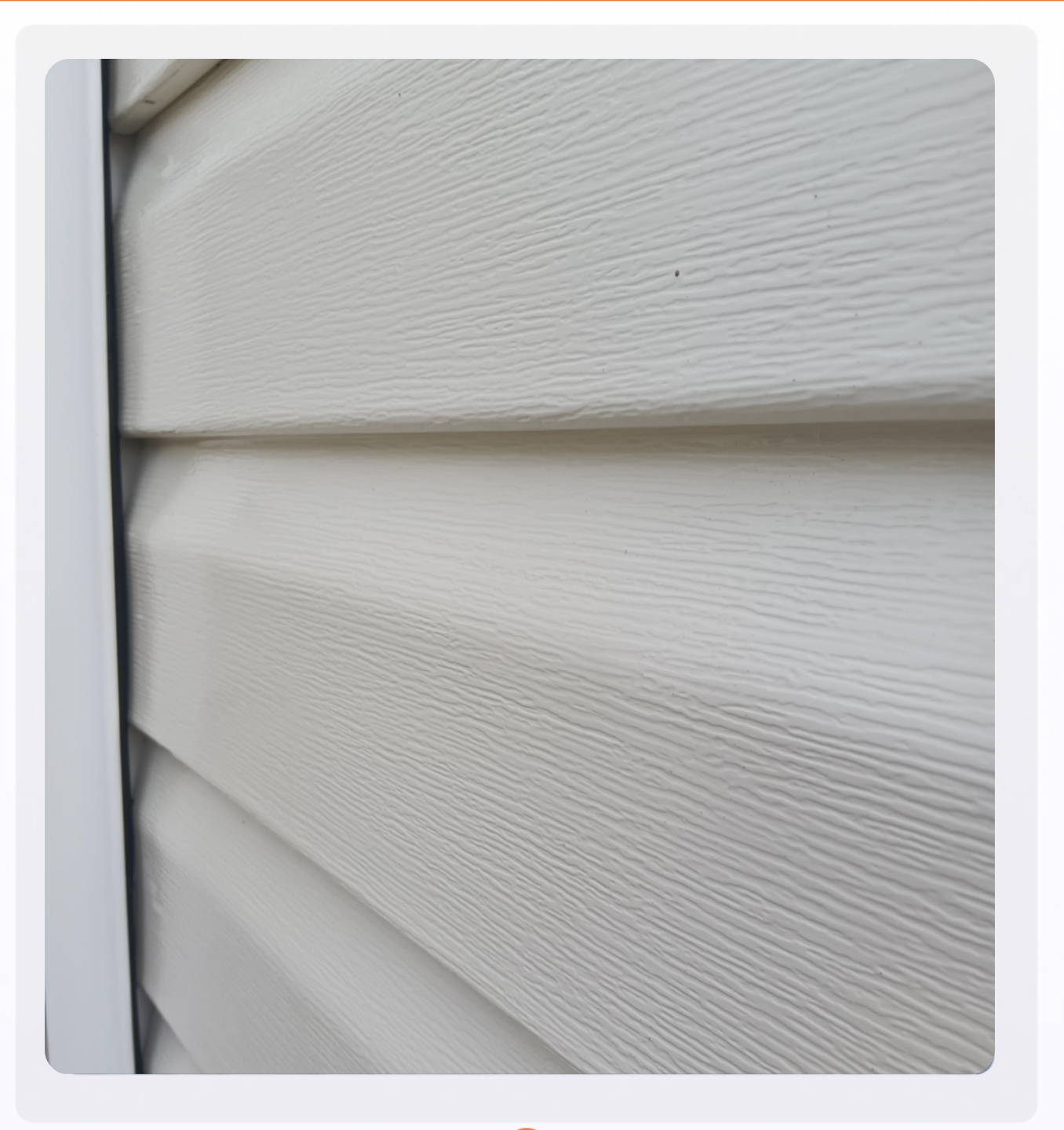 Clean bright vinyl siding after professional house washing by Mechanical Magic in Canton GA