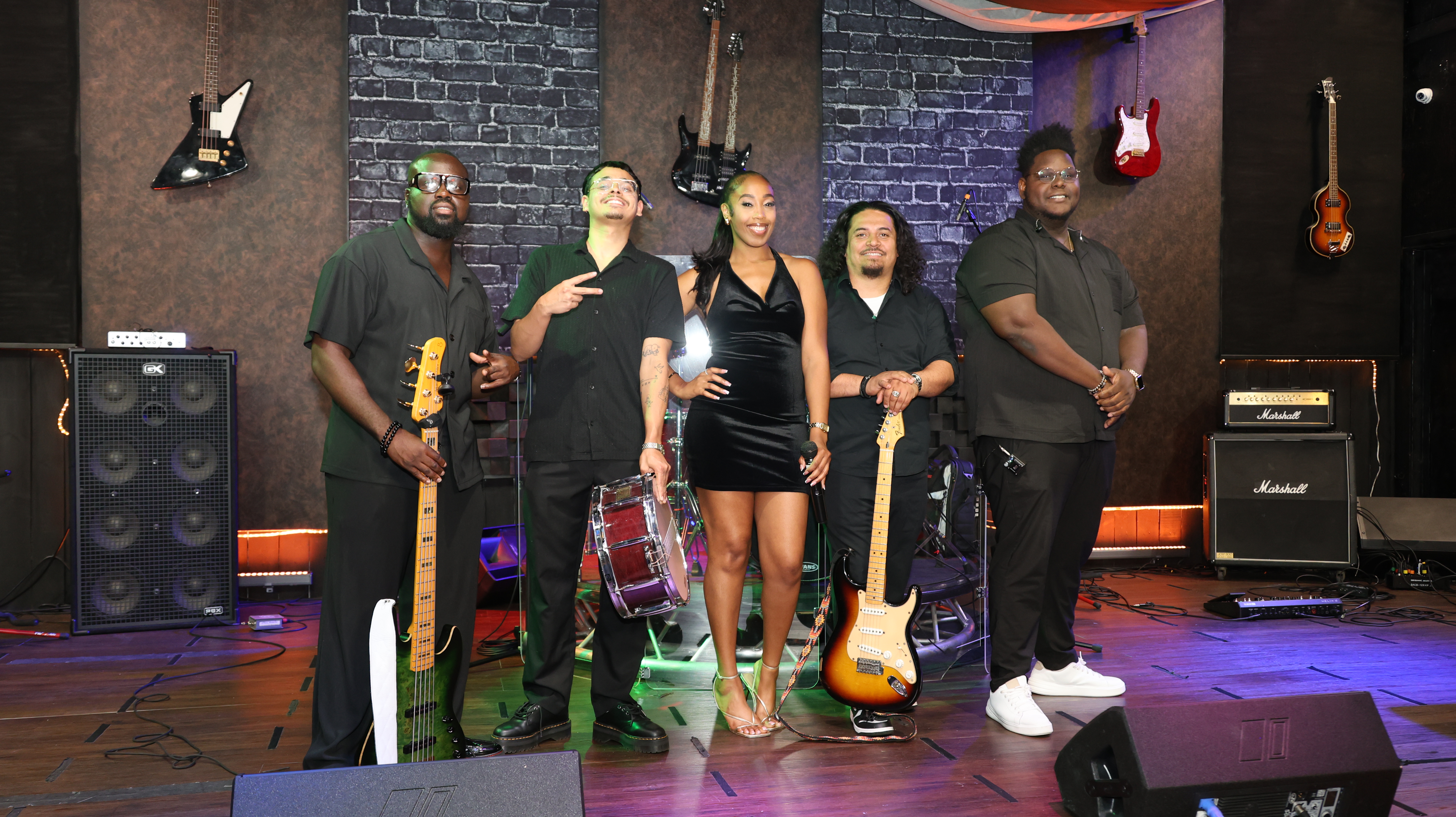 Live band performing at an elegant event