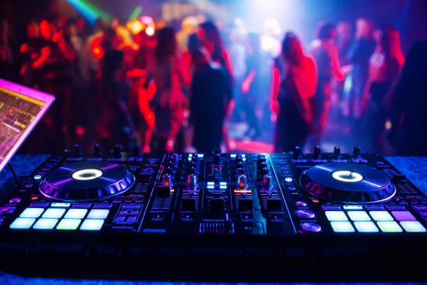 Professional DJ performing at an upscale event