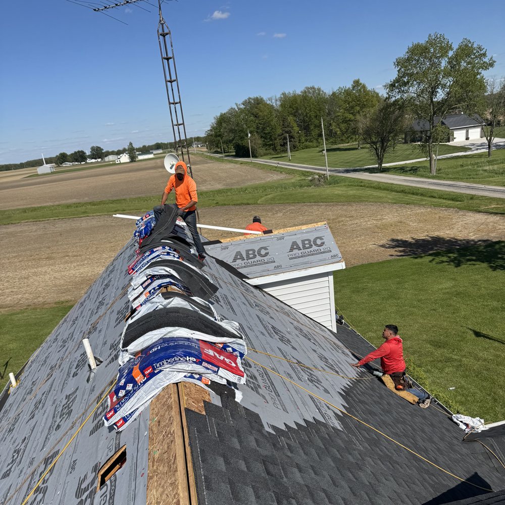Crew On The Roof