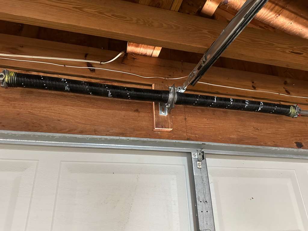 Garage door spring repair job - Long Island NY