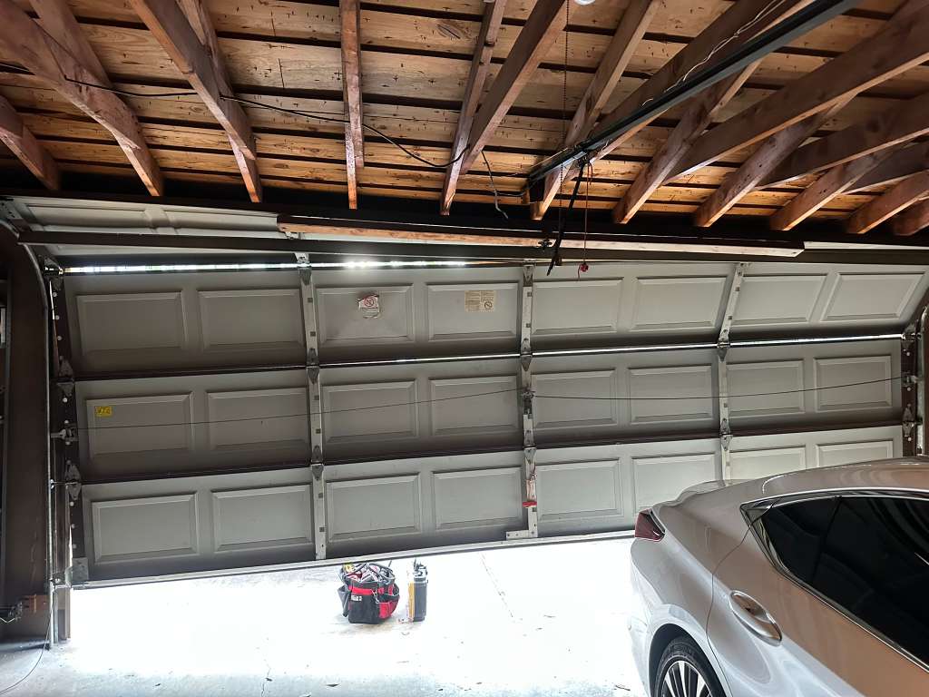 Off-track garage door repair - Massapequa NY