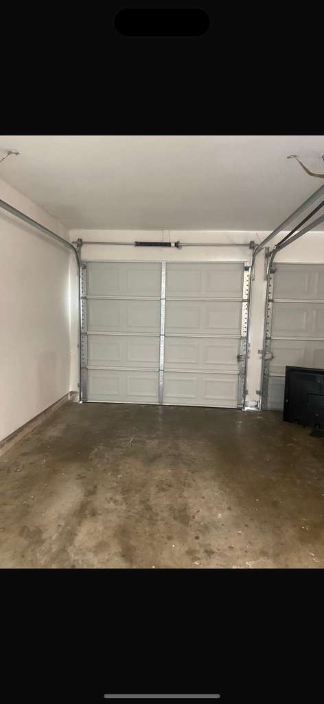 Brand new garage door installed - after
