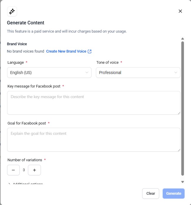 SynchSuite Content AI workspace