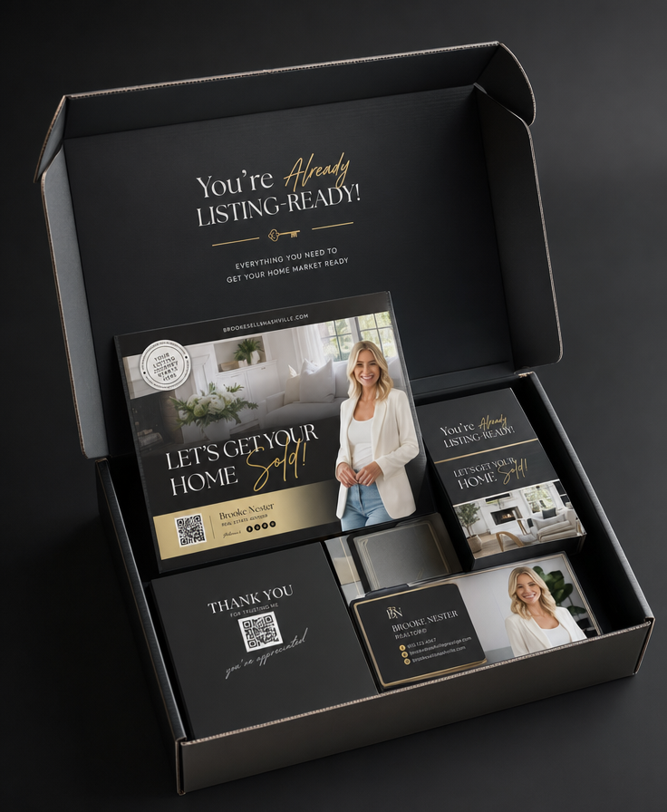 CMA Box Template — Premium branded presentation box