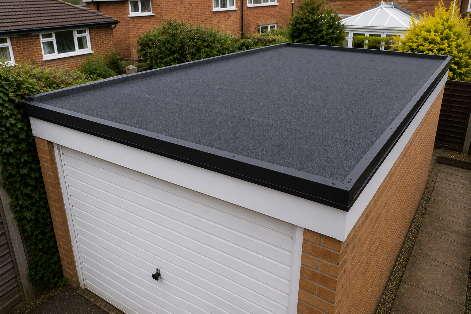 Flat Roof Replacement — after
