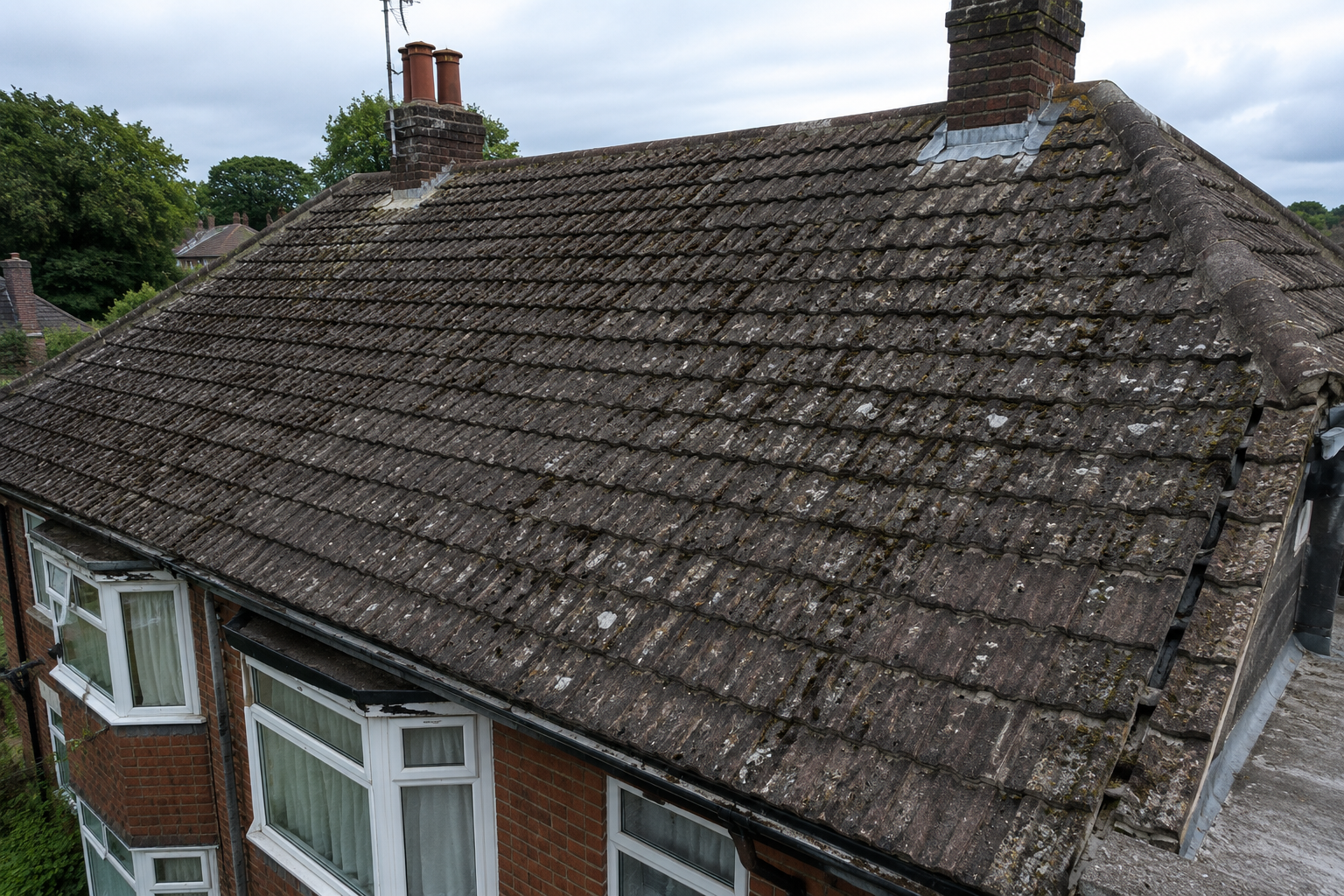 Pitched Roof Rebuild — before
