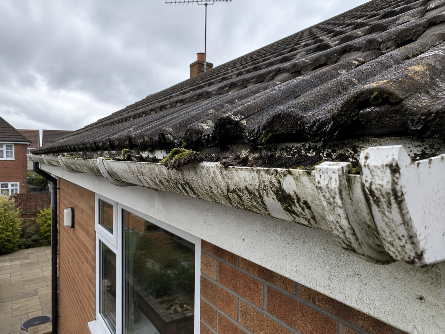 Full Reroof — before