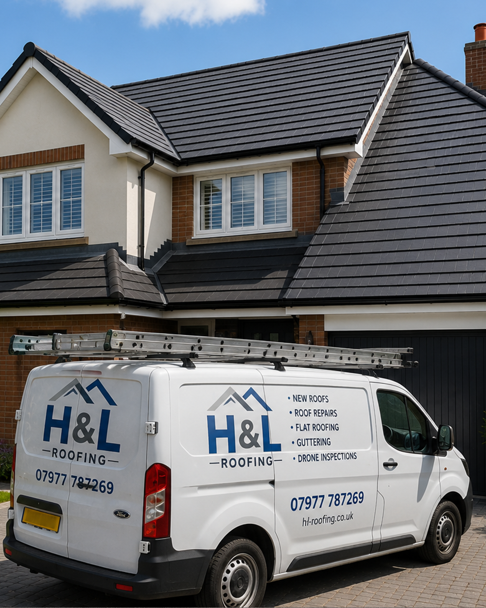 H & L Roofing team carrying out roofing work in Chester