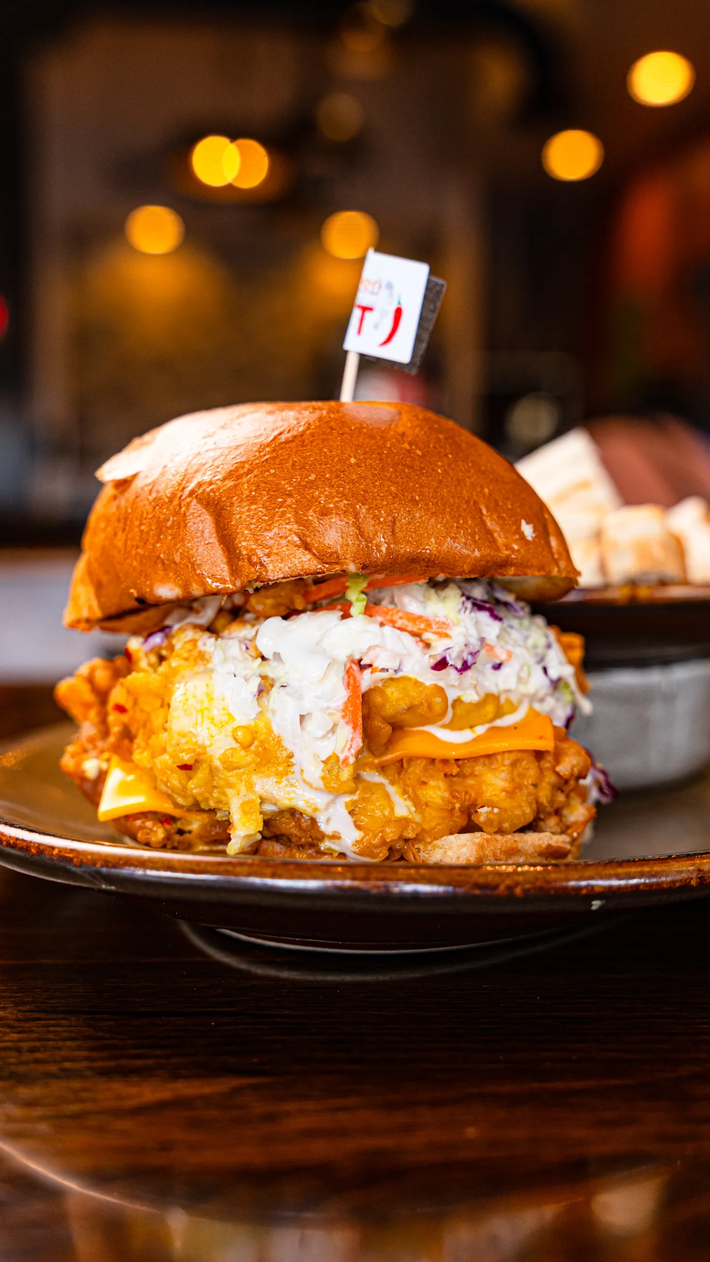 Fried chicken sandwich