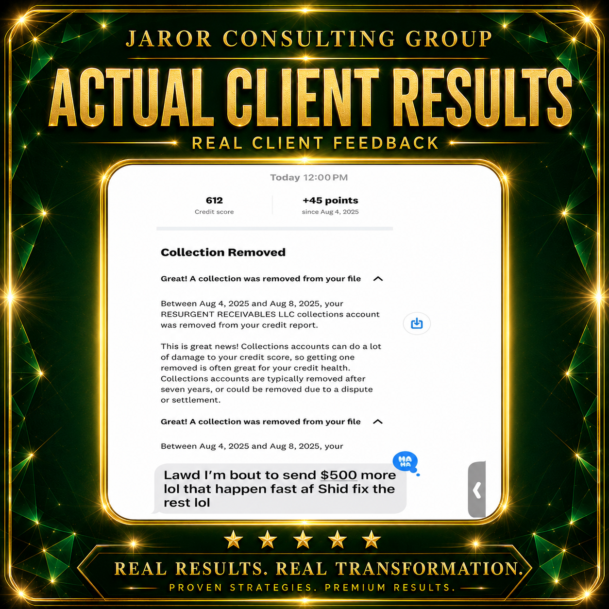 Client Result