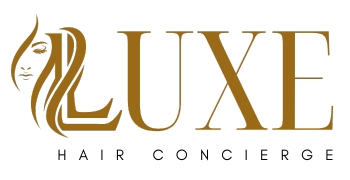 Luxe Hair Concierge Logo - Luxury Mobile Hair Stylist