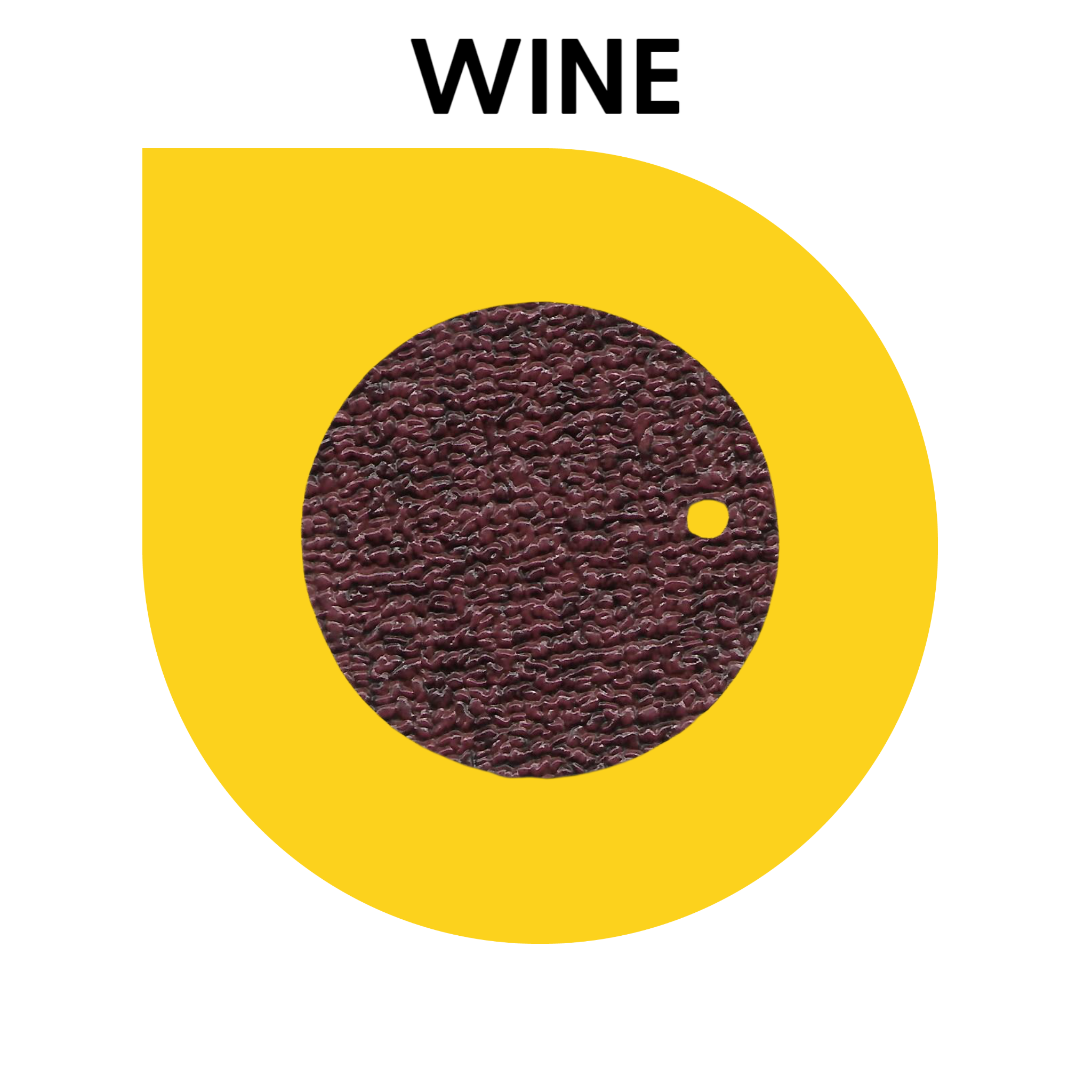 Membrane PVC 34 millièmes couleur Wine bordeaux pour ponton et bateau - Tapis Marin Bateau