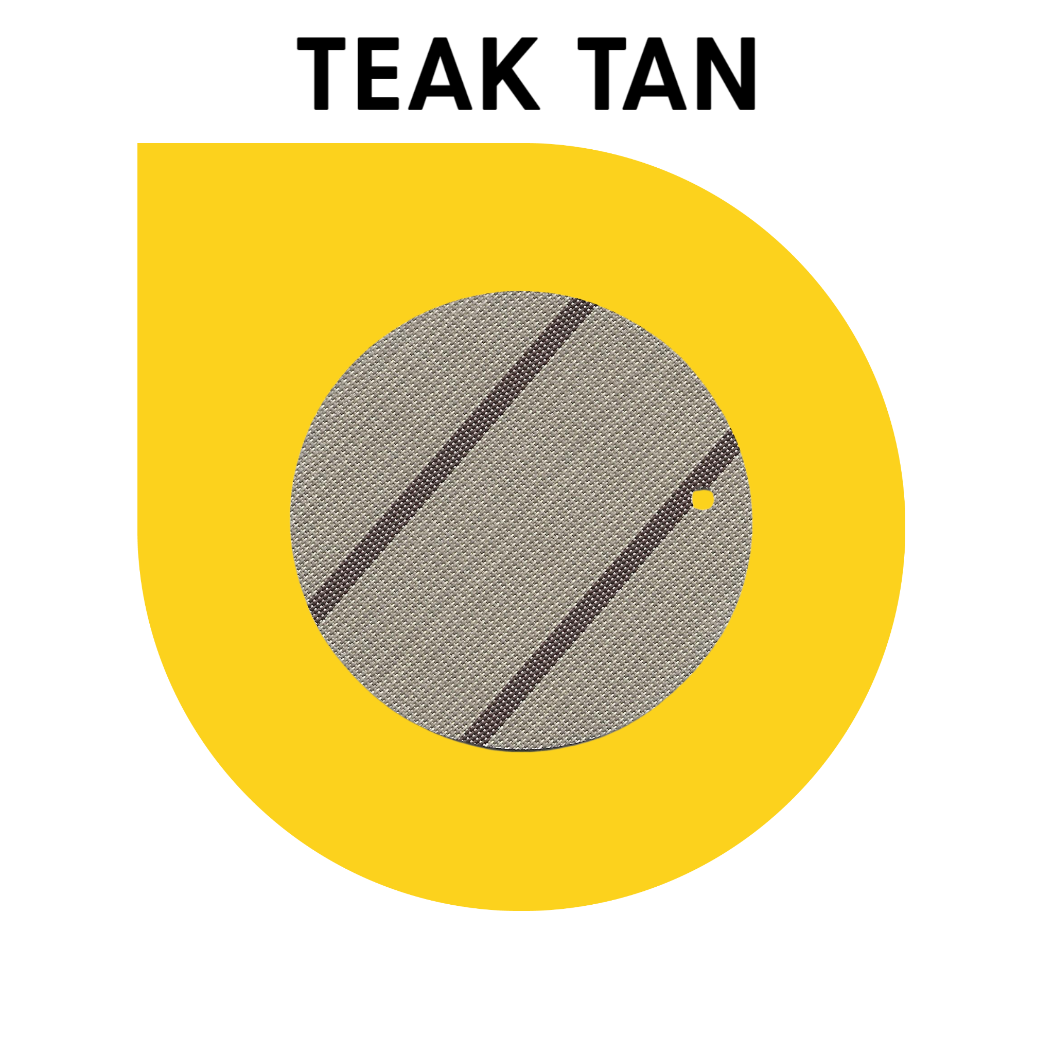 Membrane PVC tressé feutré couleur Teak Tan pour ponton et bateau - Tapis Marin Bateau