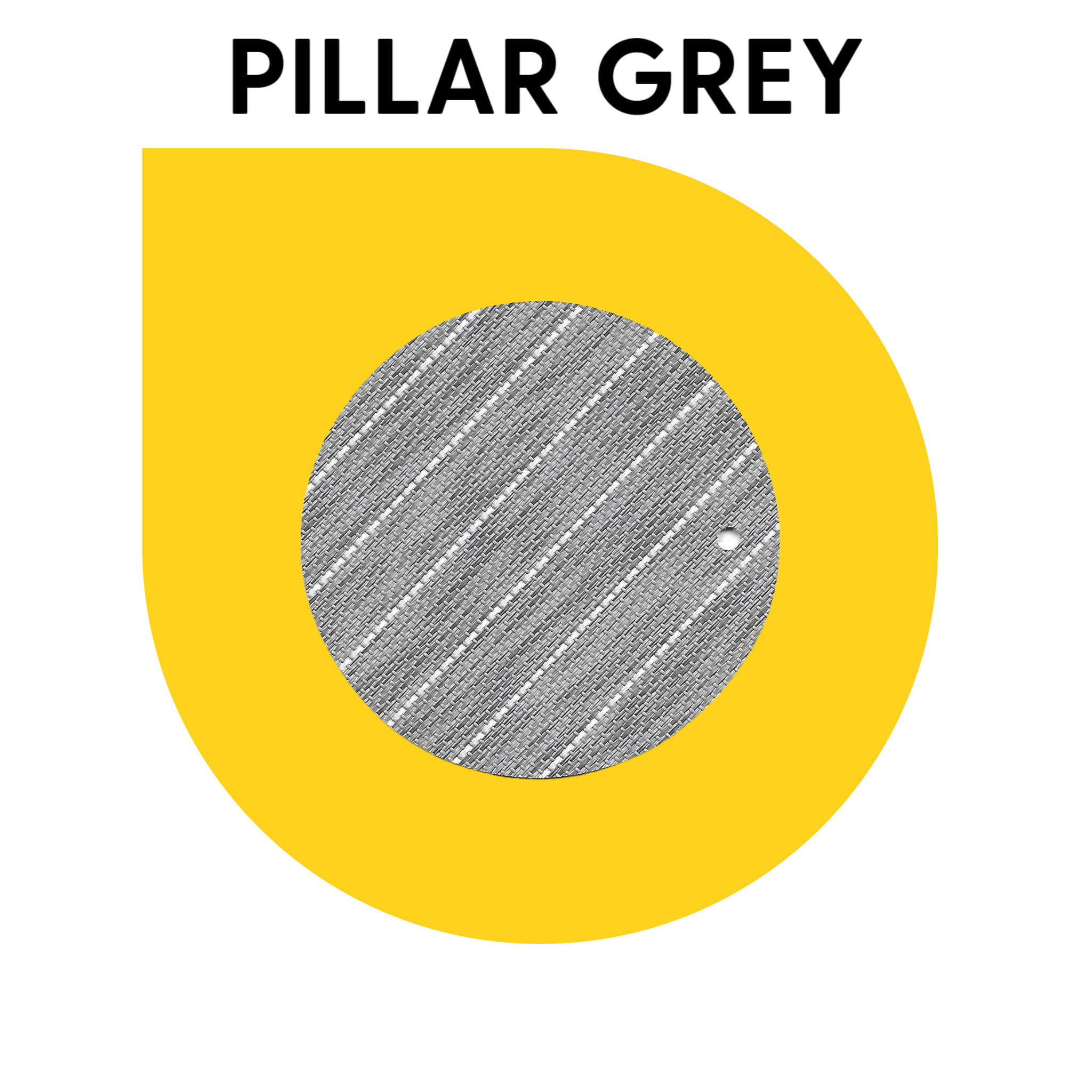 Membrane PVC tressé feutré couleur Pillar Grey pour ponton et bateau - Tapis Marin Bateau