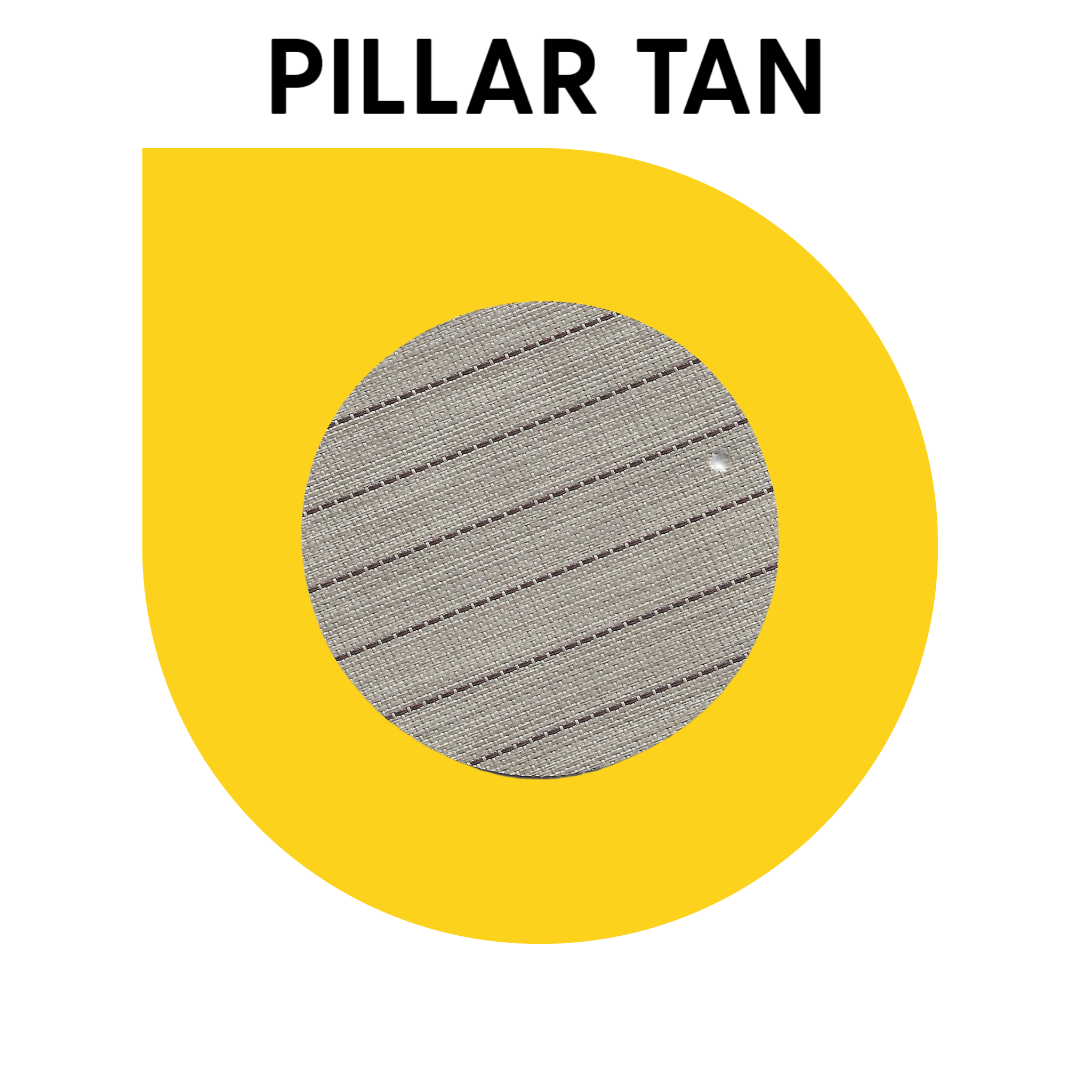 Membrane PVC tressé feutré couleur Pillar Tan pour ponton et bateau - Tapis Marin Bateau