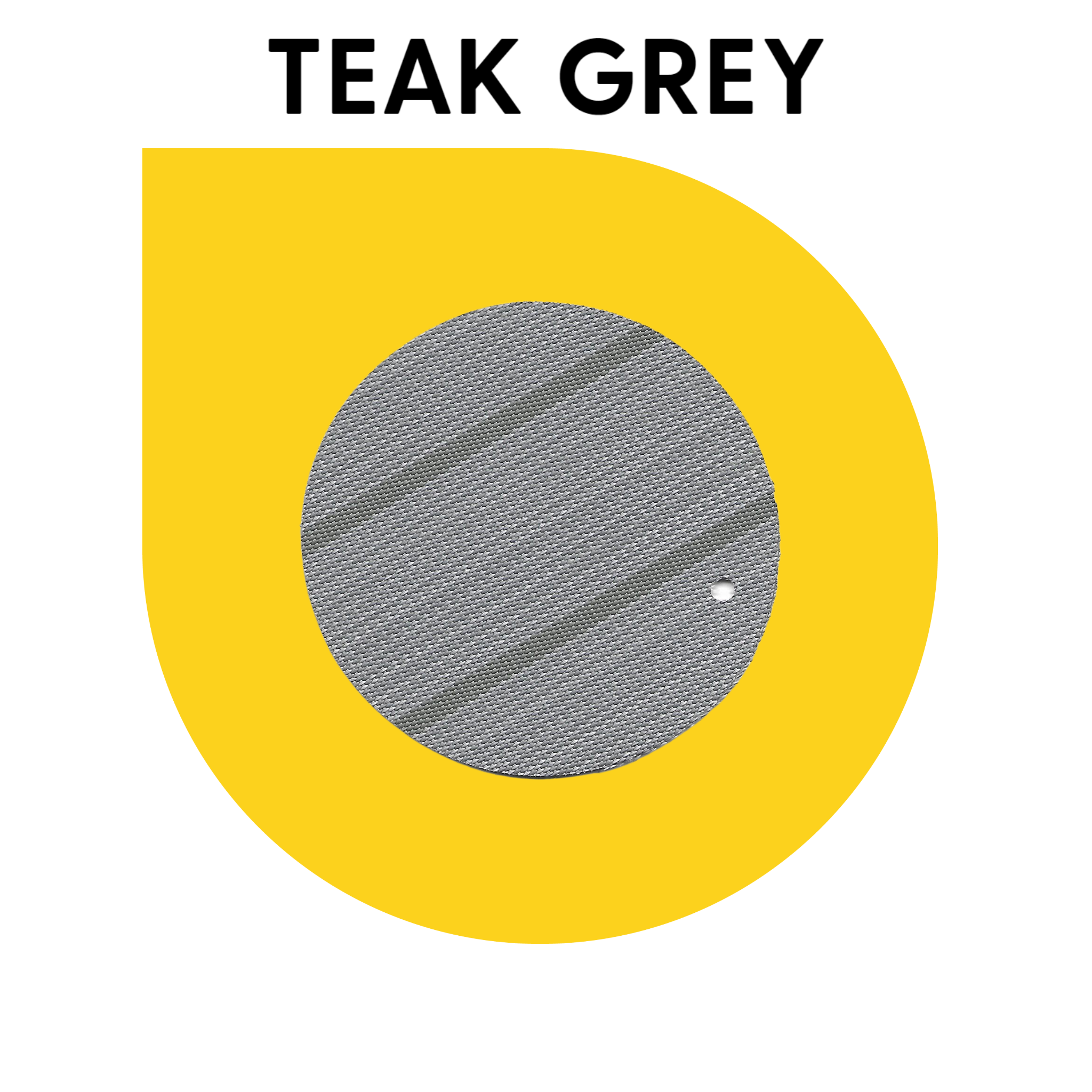 Membrane PVC tressé feutré couleur Teak Grey pour ponton et bateau - Tapis Marin Bateau