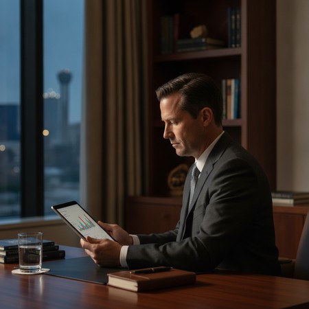 Executive man in consultation with behavioral psychology specialist