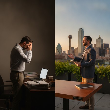 Executive man in consultation with behavioral psychology specialist
