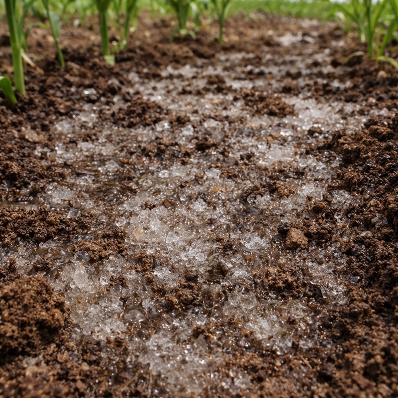 InteliGel soil integration at month 1