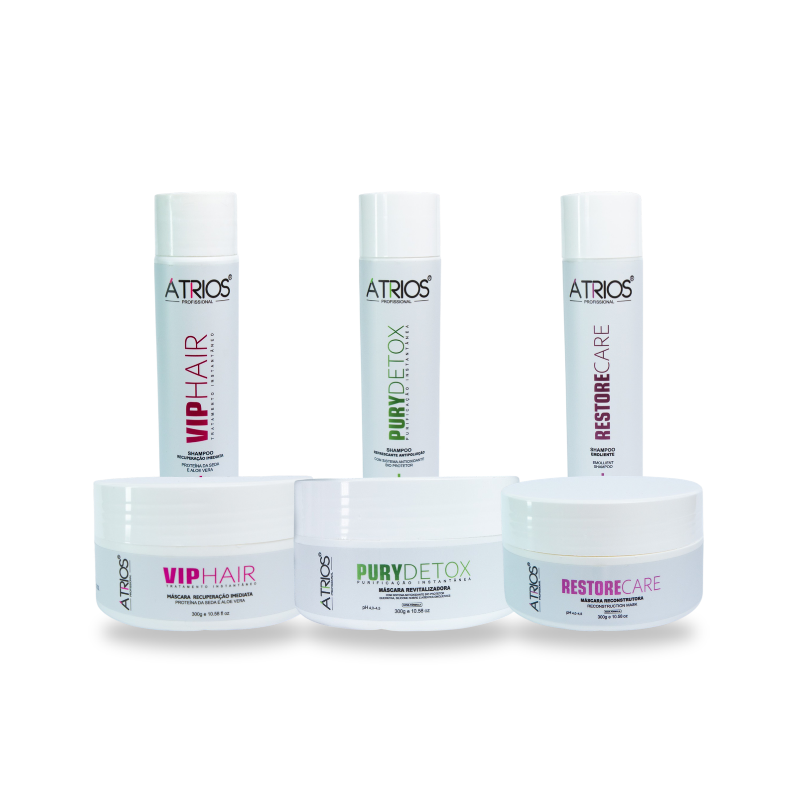 Kit Cronograma Capilar para Cabelos Oleosos