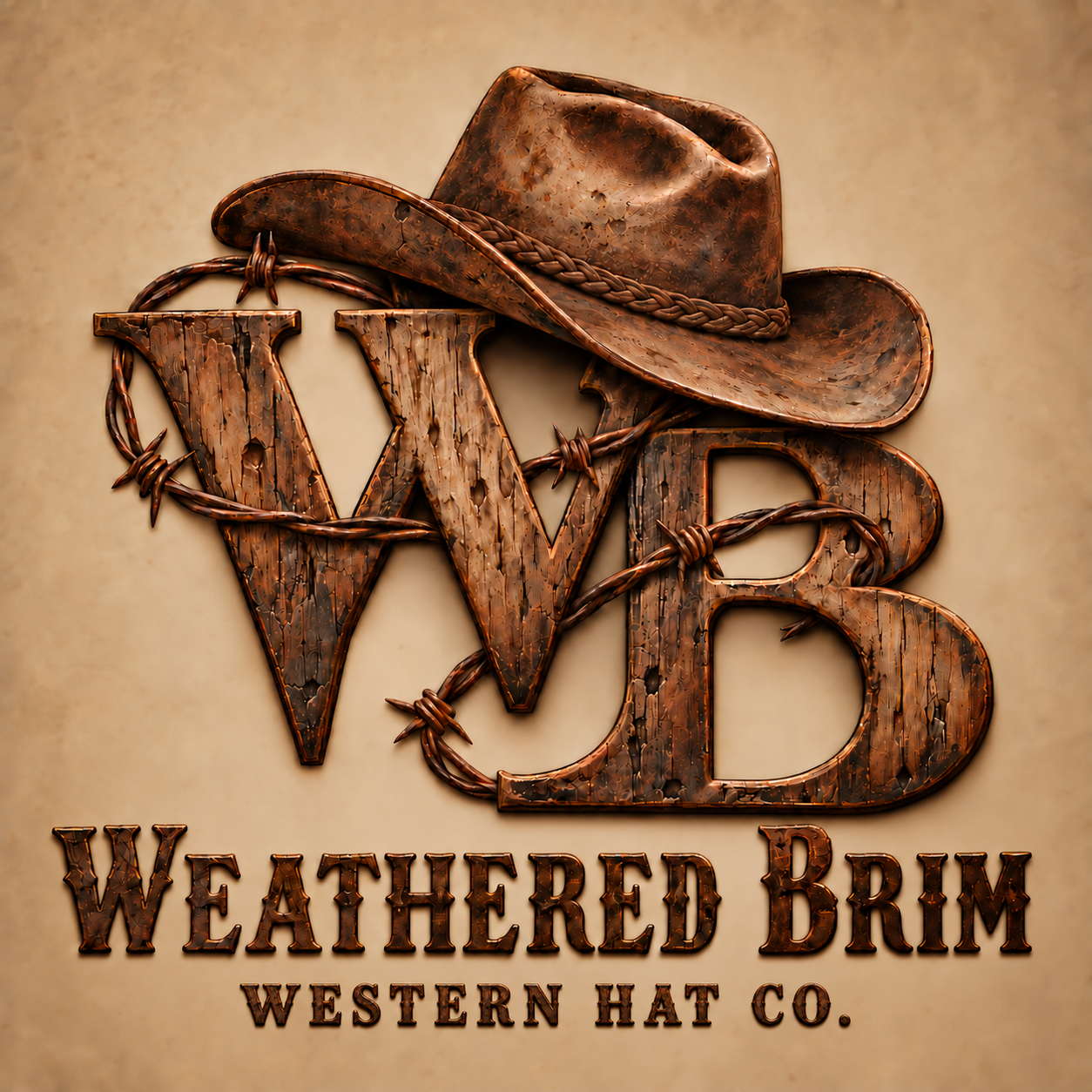 Weathered Brim logo