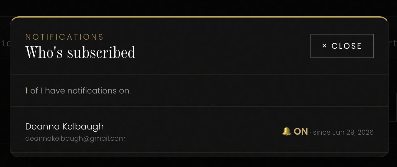 Push notifications