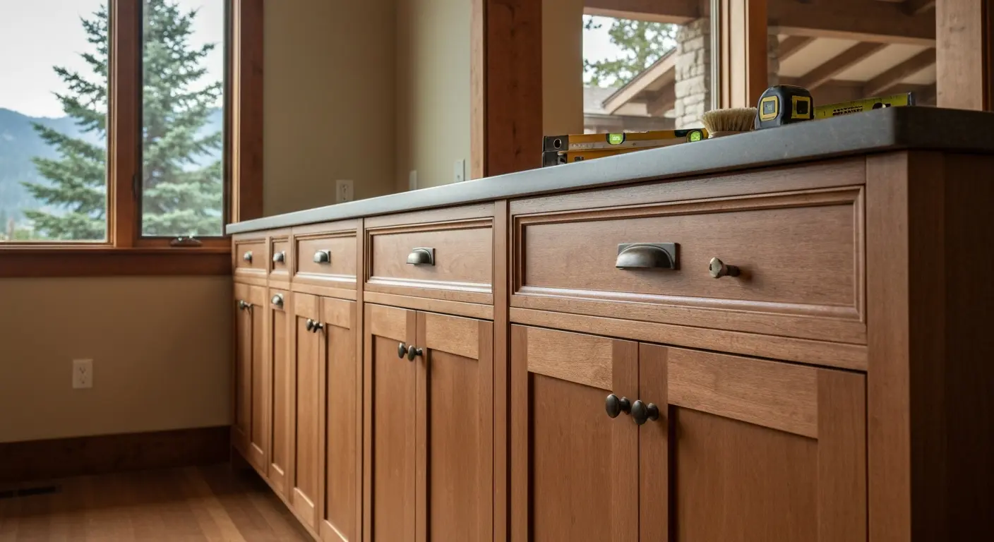 Custom kitchen cabinets