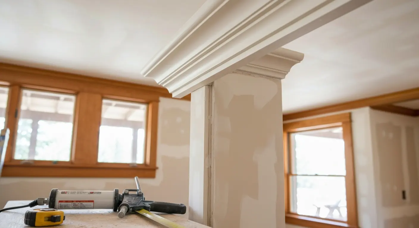 Crown molding installation