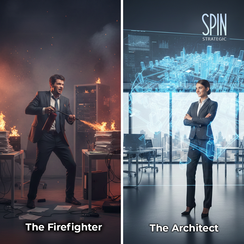 business architect vs the fighter 