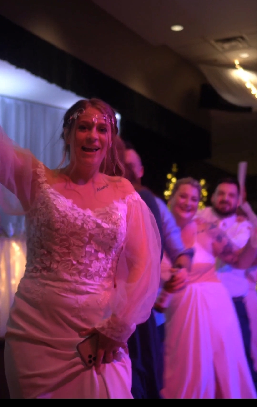 Wedding party lighting