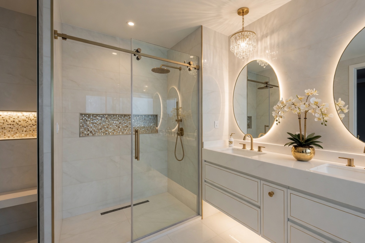 Custom tile and details