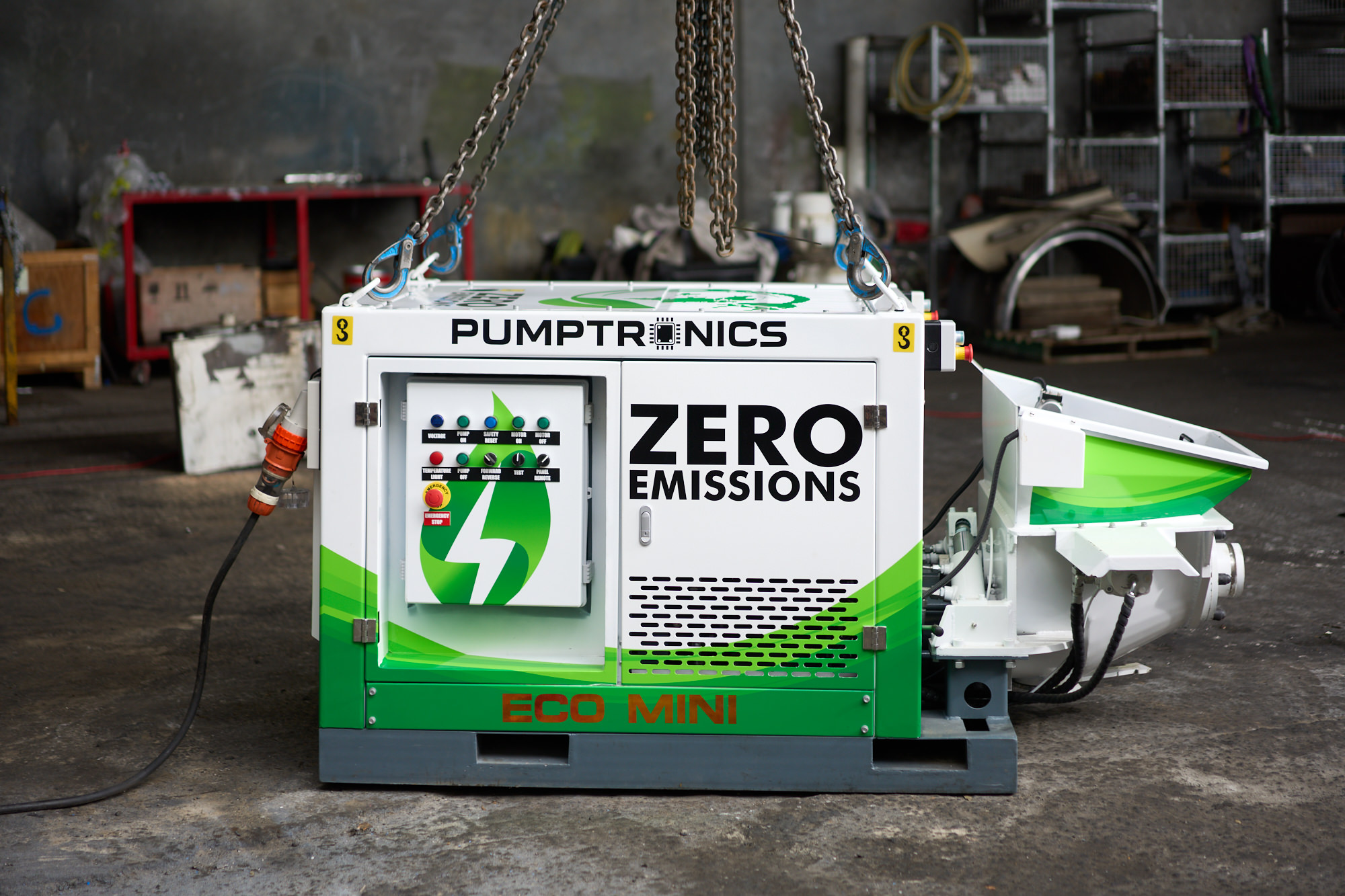 Eco Mini side on in the workshop