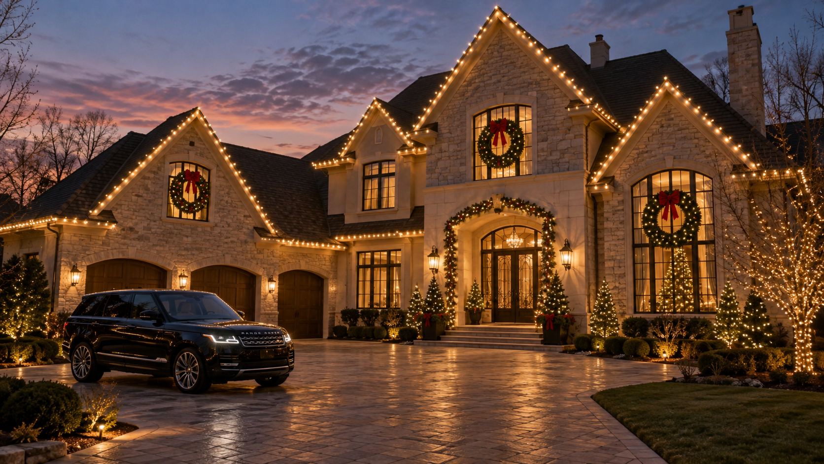 Christmas lights installation large houses Christmas lights installation large houses